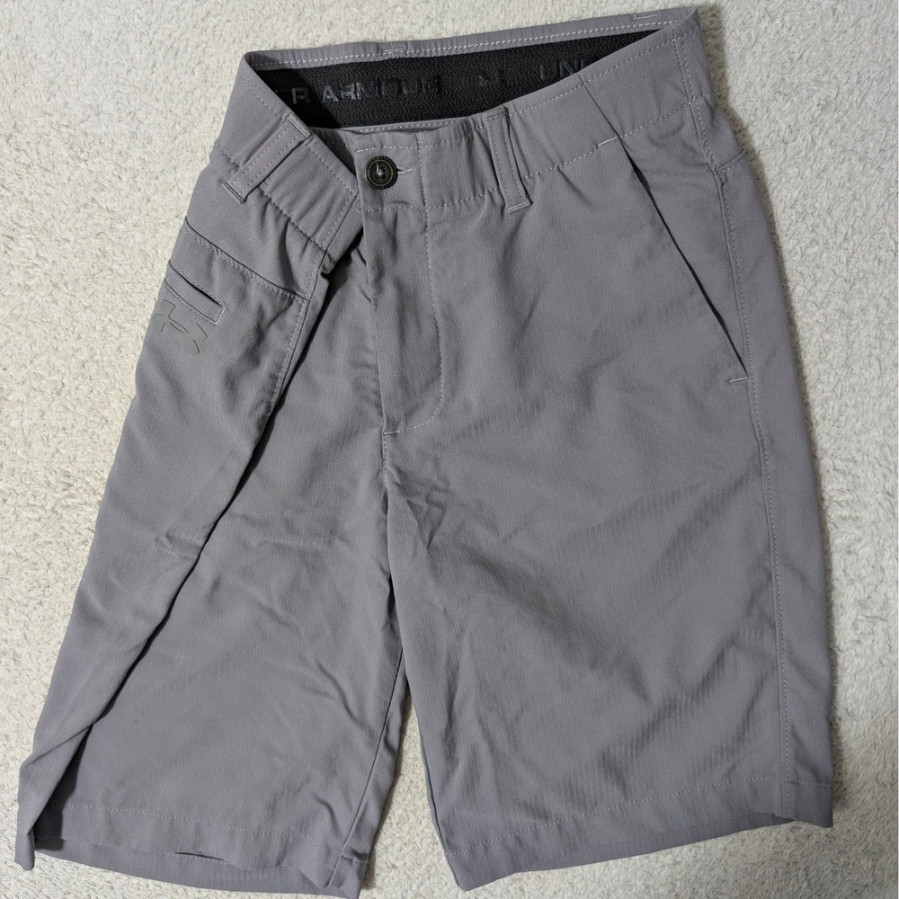 Under Armour Match Play Golf Shorts Mens 30/10‎ Grey Stretch HeatGear 1309547